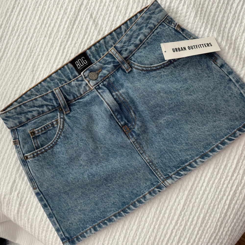 Urban Outfitters BDG Denim Jean Mini Skirt - Brand New With Tags - Y2K